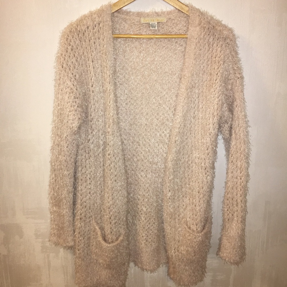 Fuzzy cardigan